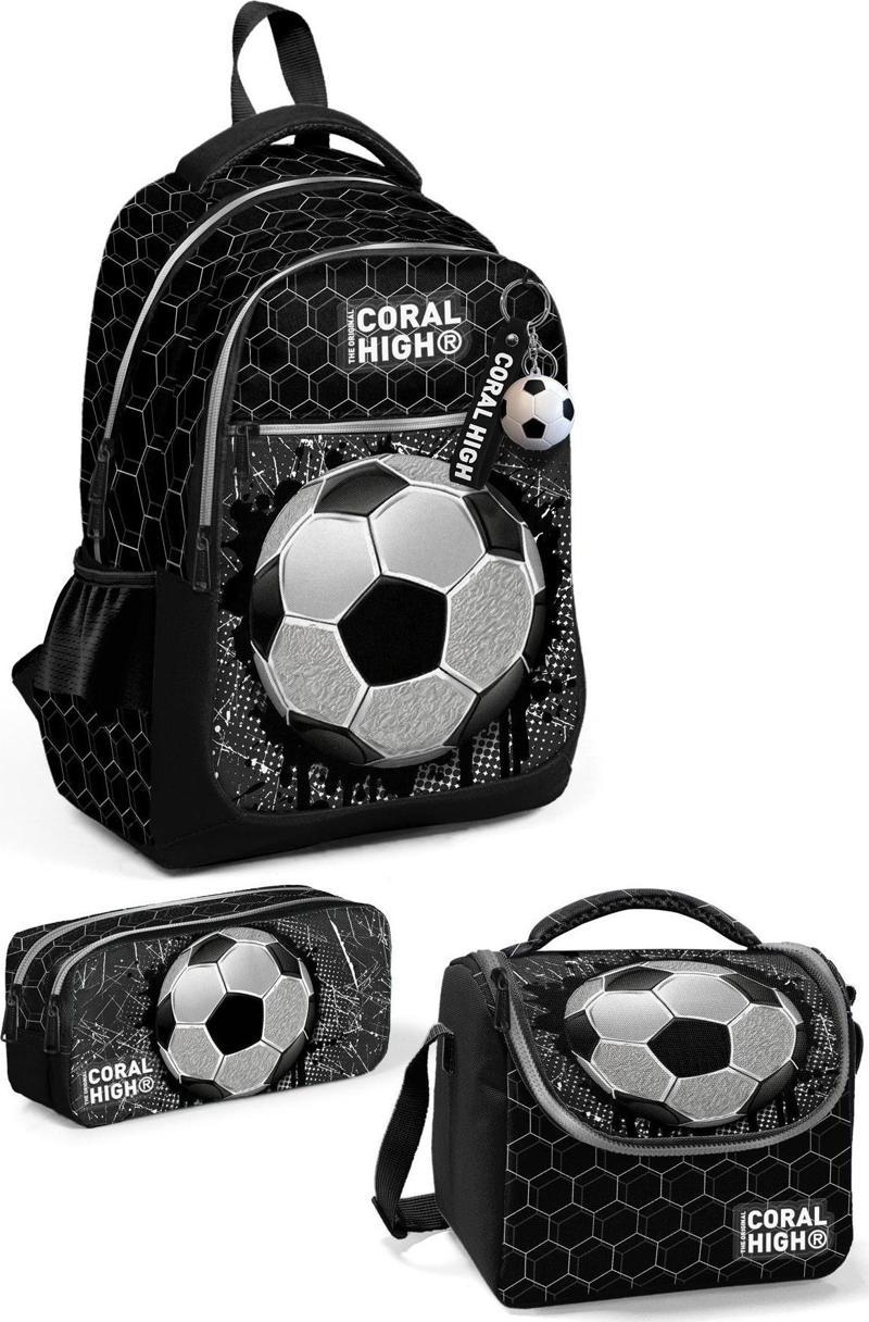 Kids Futbol Desenli 3’lü Okul Çanta Seti SET0123653