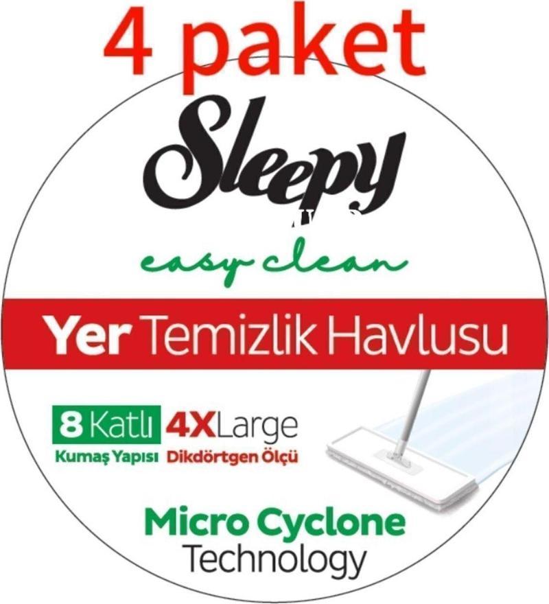 Yüzey Temizleme Havlusu, 4 Xl 8 Kat, 4 Adet, Dayanıklı Özel Ambalaj