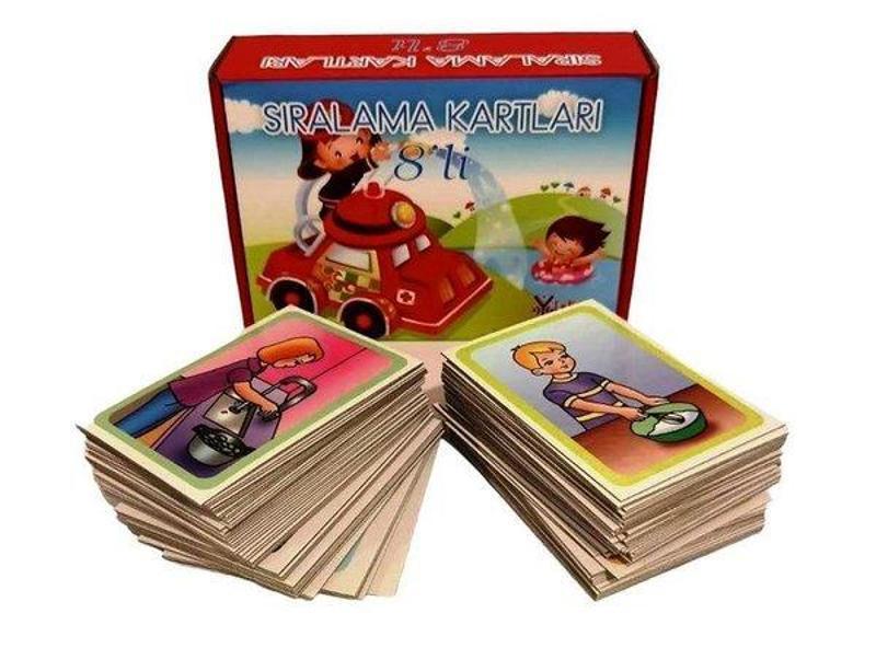 Yuka Kids Yayinevi Sıralama Kartları 8'li - Kolektif