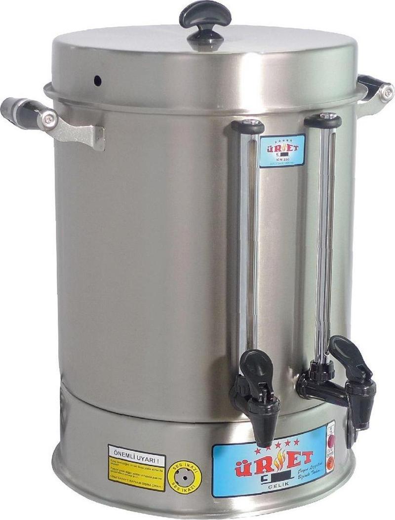 Çelik 14 Litre Elegance Çay Makinesi - 160 Bardak ICM 160