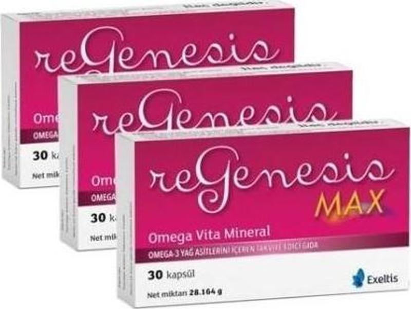 Regenesis Max 30 Kapsül 3'Lü Paket