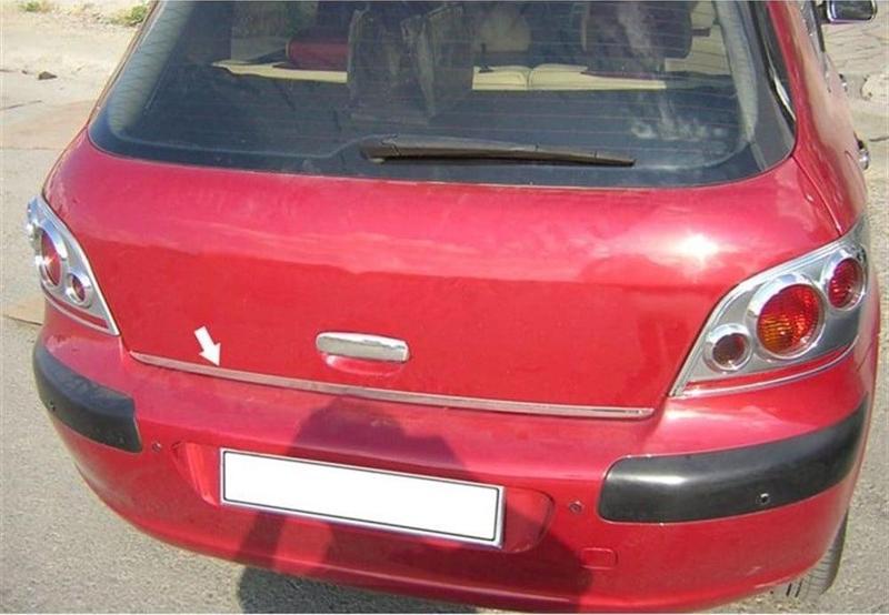 Peugeot 307 Krom Bagaj Alt Çıta 2001-2008 Paslanmaz Çelik