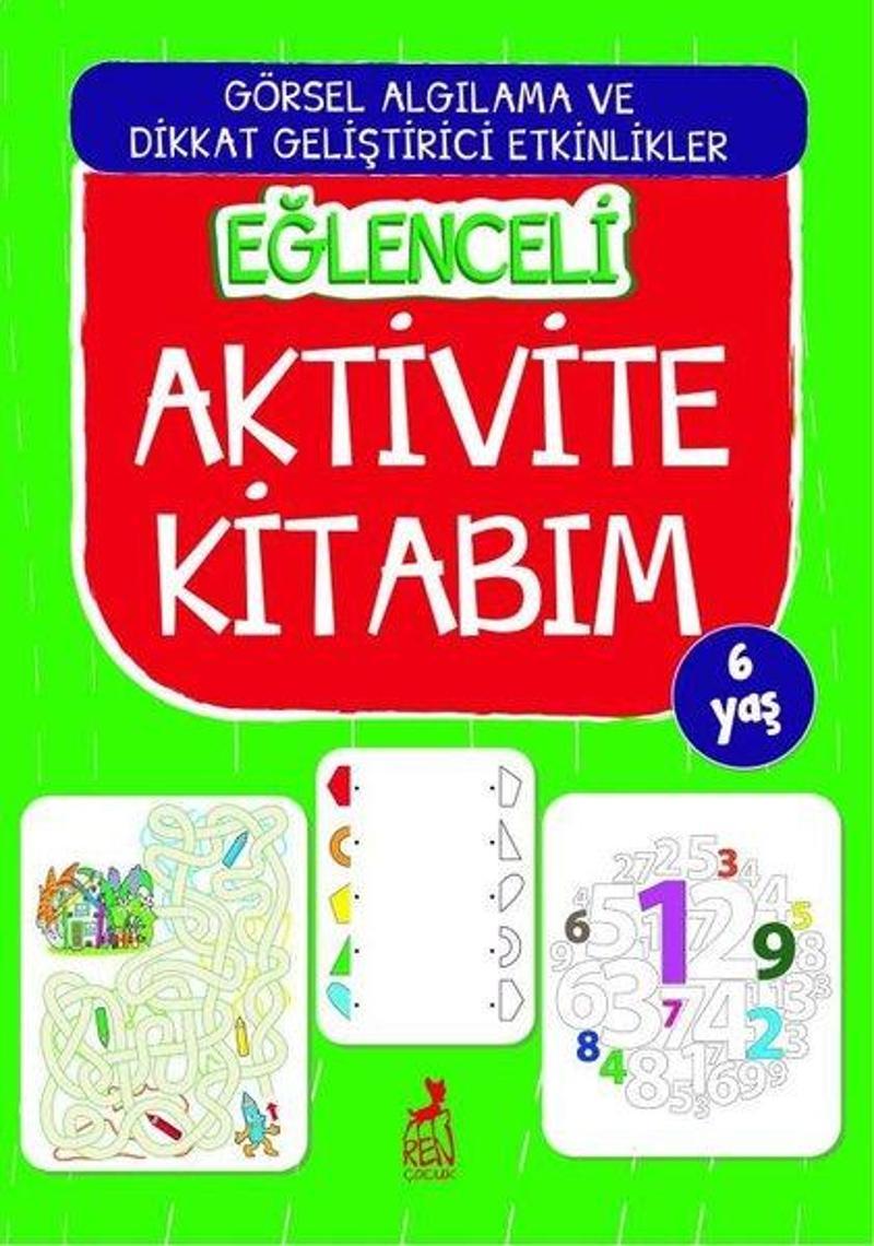 Ren Kitap Yayinevi Eğlenceli Aktivite Kitabım - 6 Yaş - Kolektif