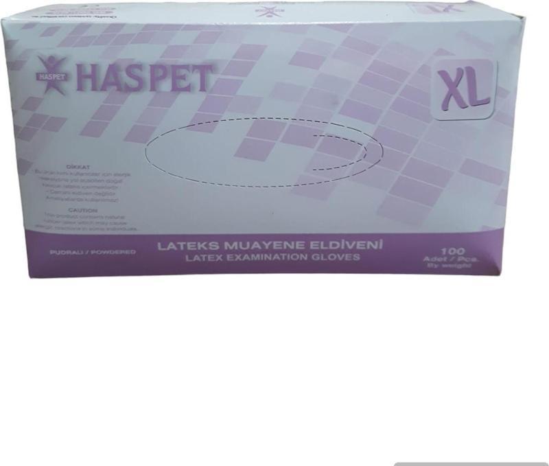 Latex Pudralı Eldiven XLarge 100'lü