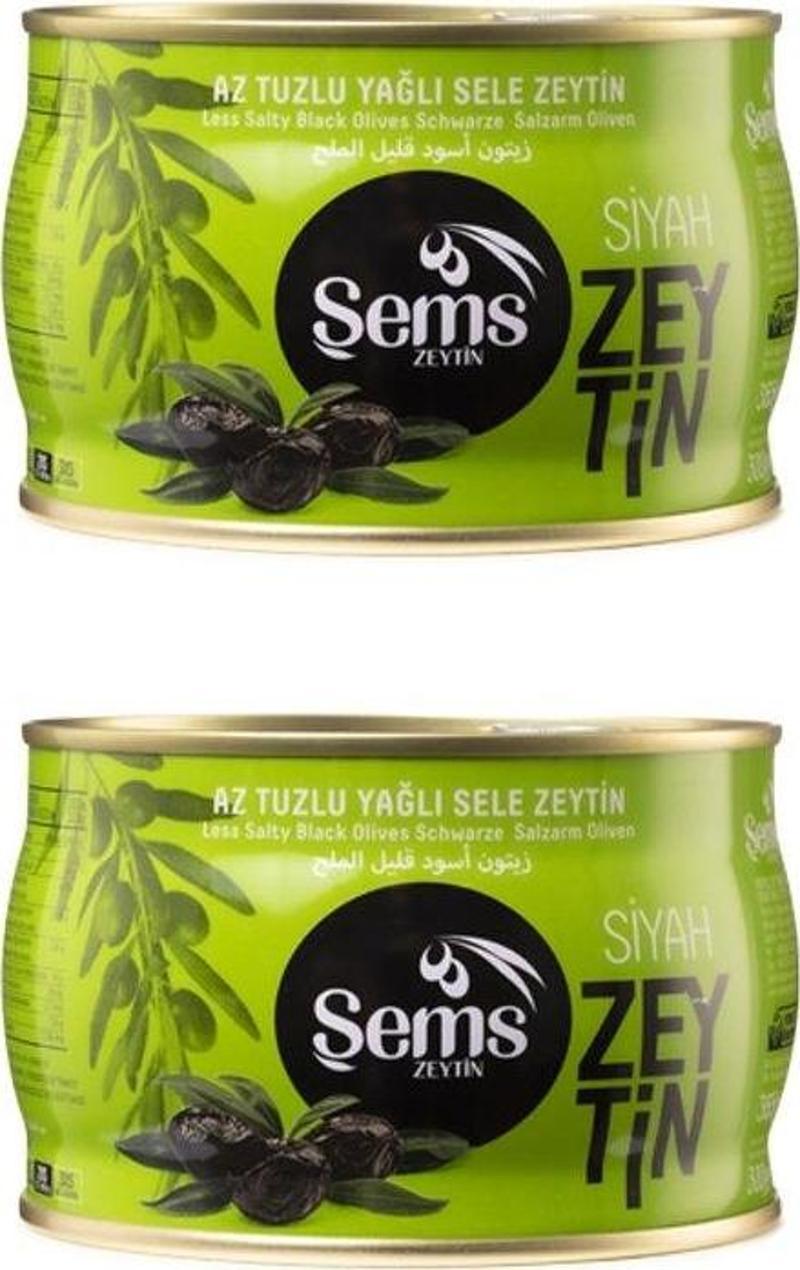 Siyah Zeytin 351-380 Kalibre 300 gr 2'li
