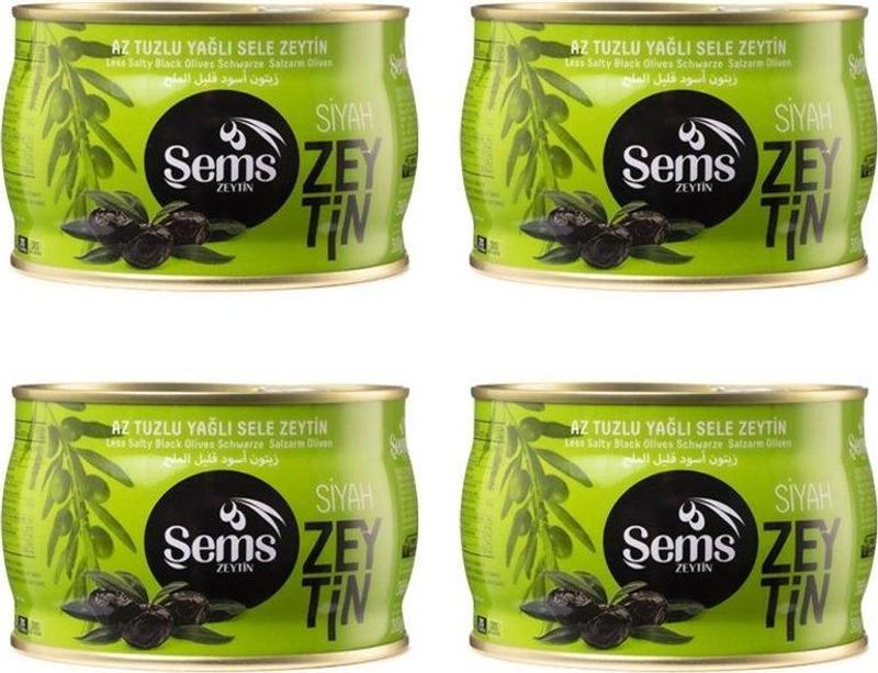 Siyah Zeytin 351-380 Kalibre 300 gr 4'lü