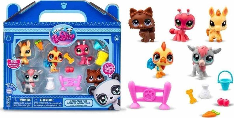 Littlest Pet Shop Minişler 5'li Figür Seti S1 - Minişler Çiftlikte 00510 G7 #56 #60