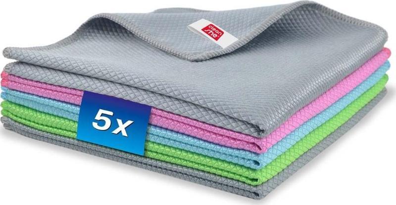 Premium Diamond Mikrofiber Cam Bezi 5'li Set 40x40