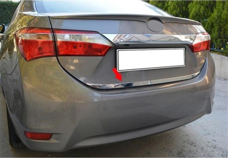 Toyota Corolla Krom Bagaj Alt Çıta 2013-2018 P.Çelik