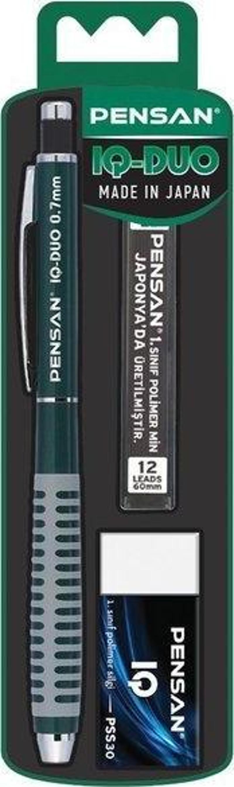 Iq-Duo Set 07 Mm Renkli Silgi+Min Yeşil