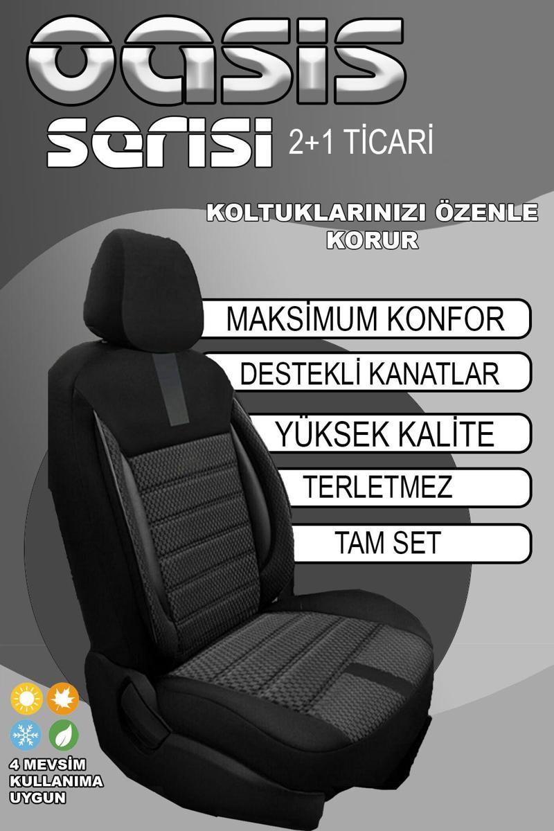 Oasis Serisi Serisi Ticari Oto Koltuk Kılıfı Fiat Doblo 2-3 Uyumlu 2 1