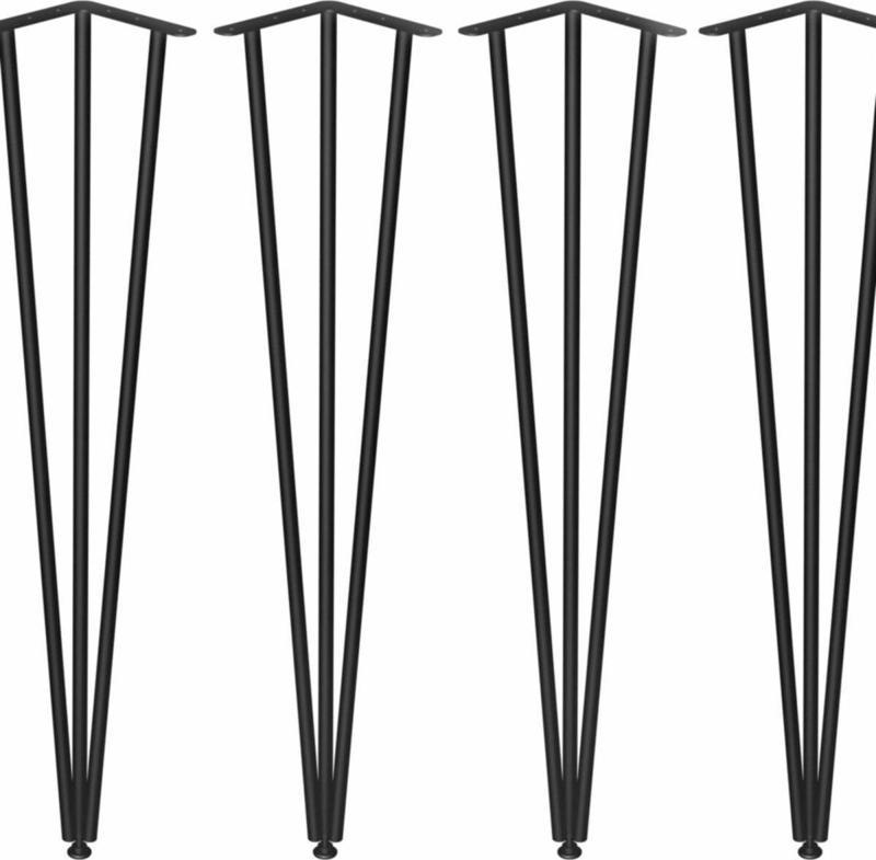 Tel Masa Ayakları 4 Adet 70 Cm Firkete Ayak - Masa Ayakları - Tek Ebat