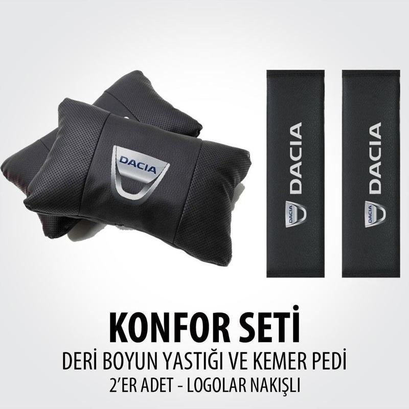 Dacia Deri Yastık Kemer Konfor Seti