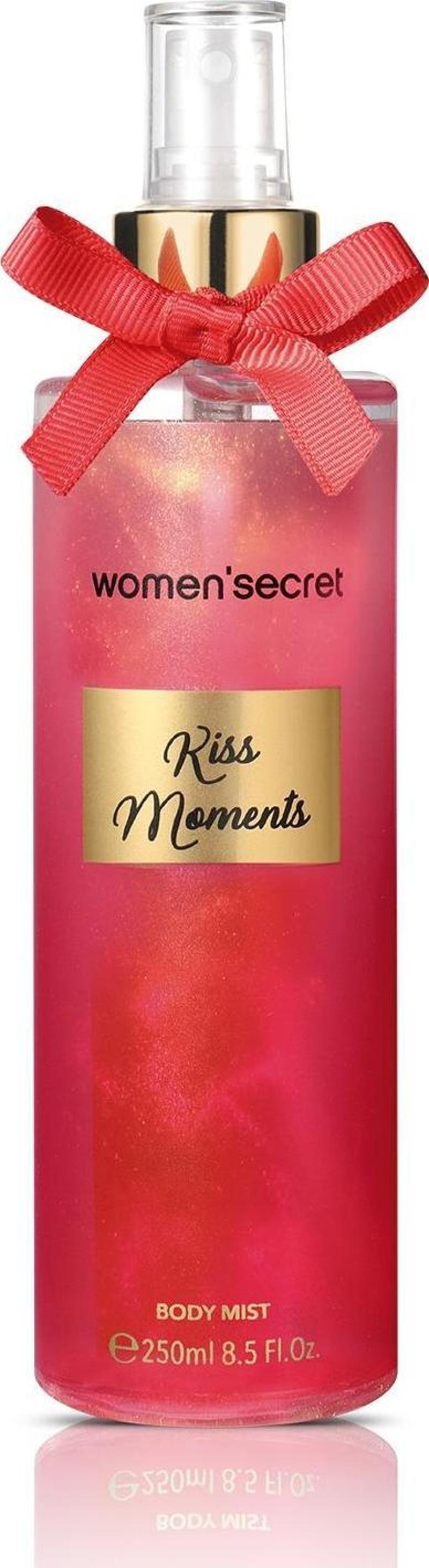 Kiss Moments Body Mist 250 ml Simli Kadın Vücut Spreyi