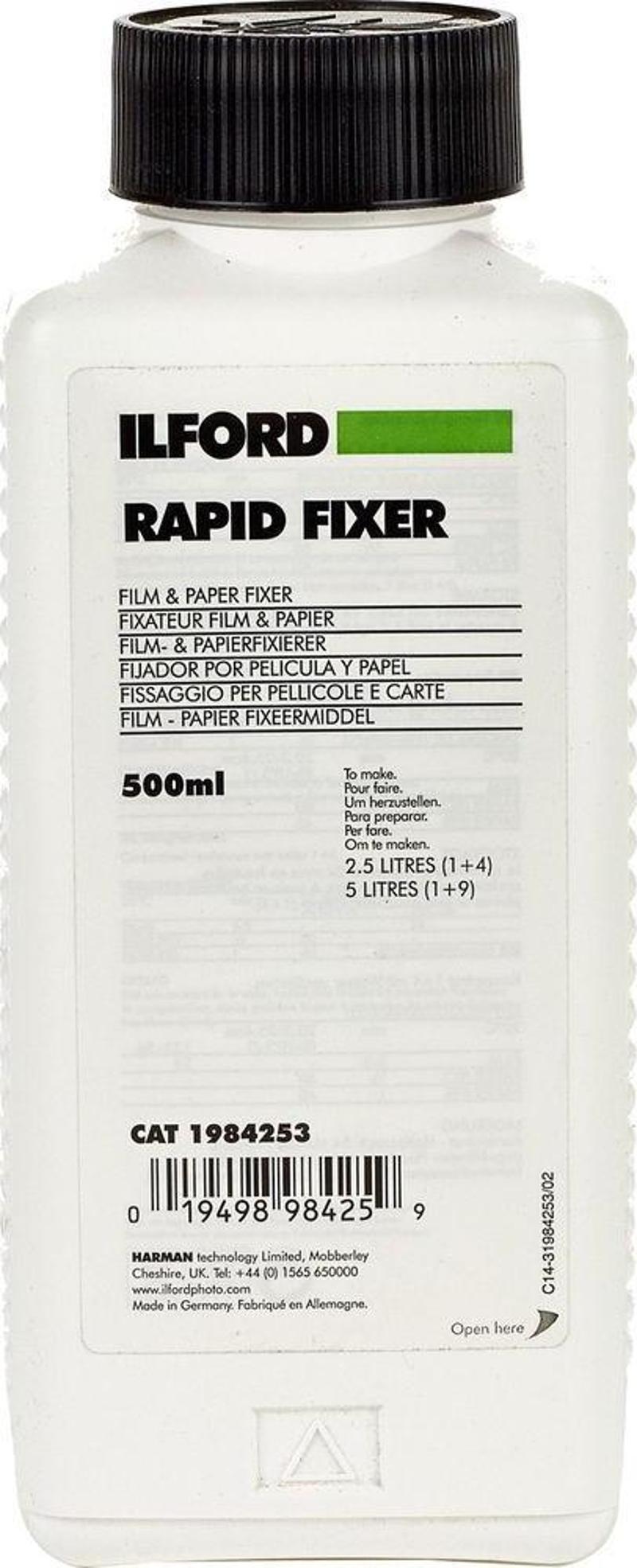 Rapid Fixer 500ml Siyah Beyaz Film/Kart Sabitleme Banyosu