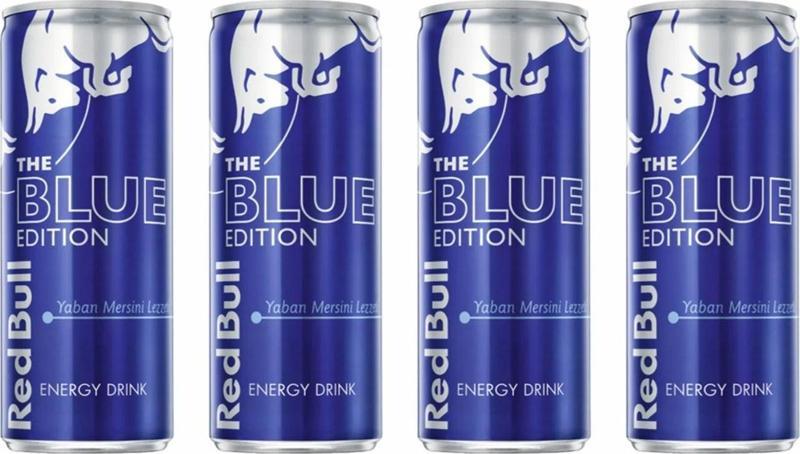 Blue Edition Yaban Mersini Enerji İçeceği 250 ml x 4 Adet