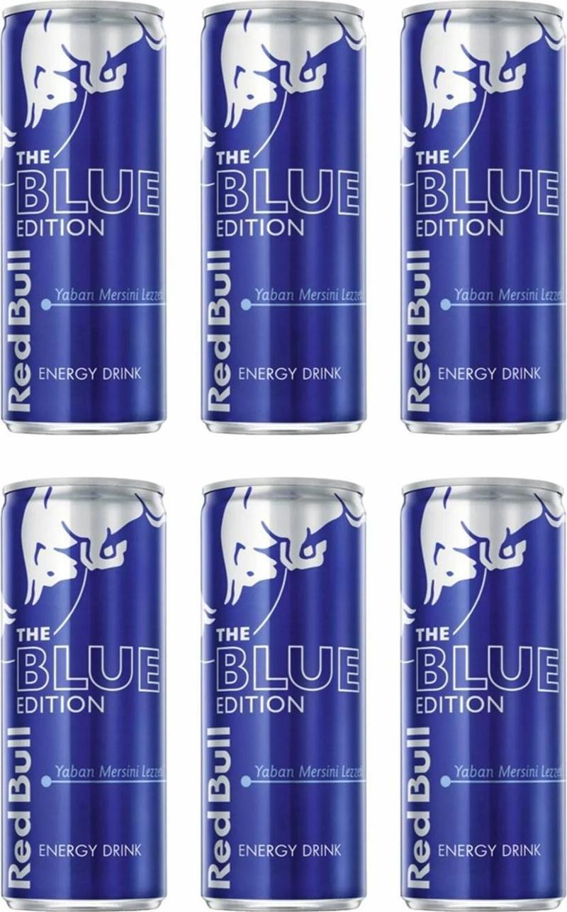 Blue Edition Yaban Mersini Enerji İçeceği 250 ml x 6 Adet