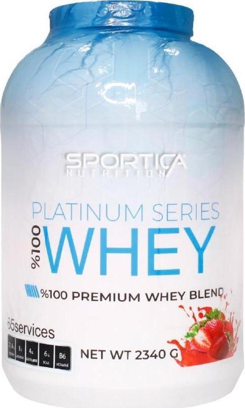 Whey Protein Platinium Series 2340 Gr Çilek