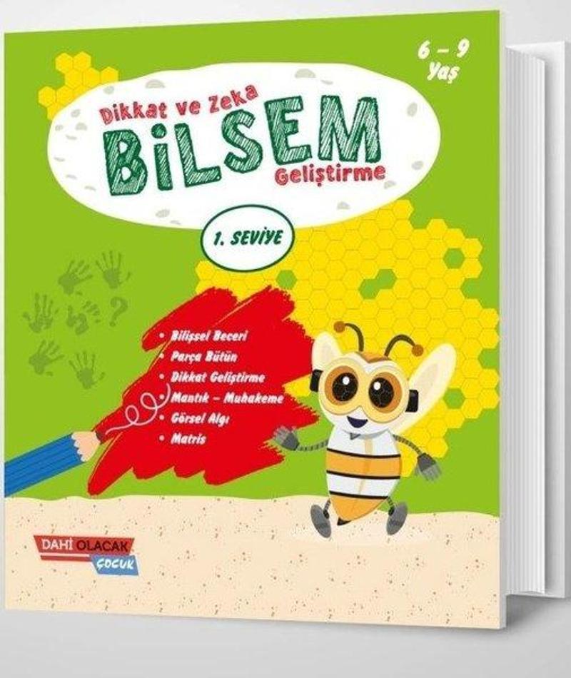 Dahi Olacak Çocuk Yayınları Dikkat ve Zeka Bilsem Geliştirme - 1. Seviye - Kolektif