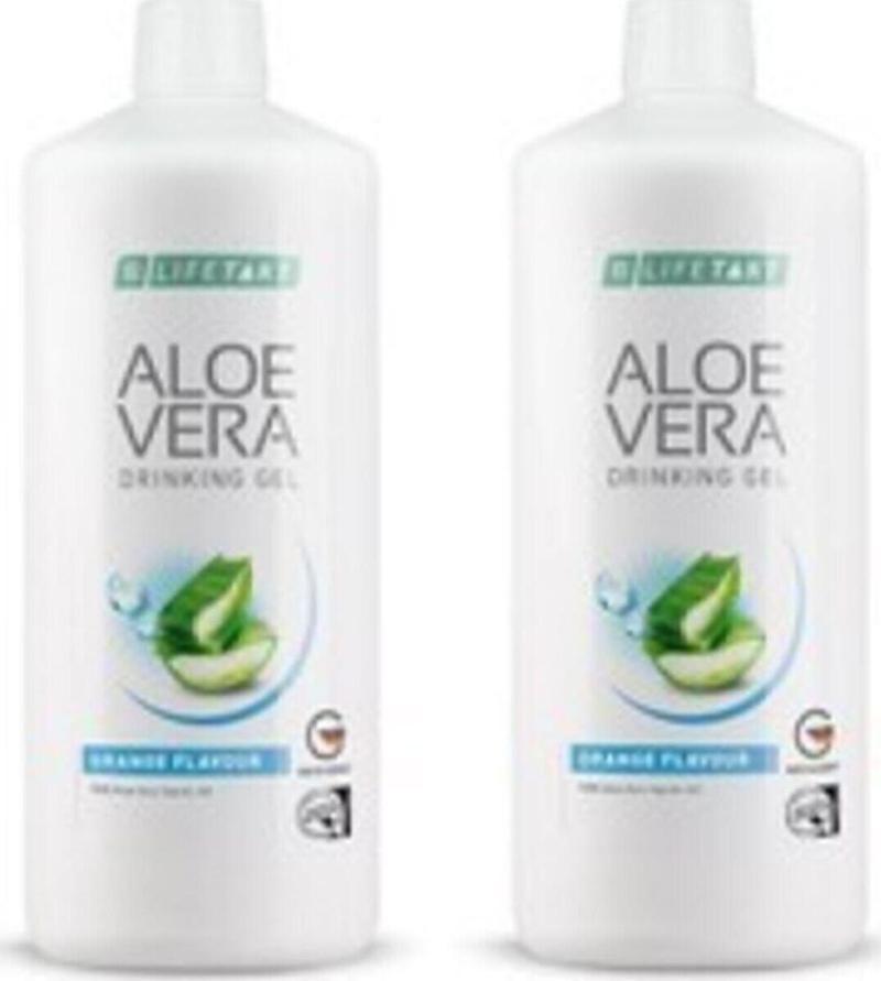 Aloe Vera Jel Içecek Portakal Aromalı 1000 Ml 2'li Set