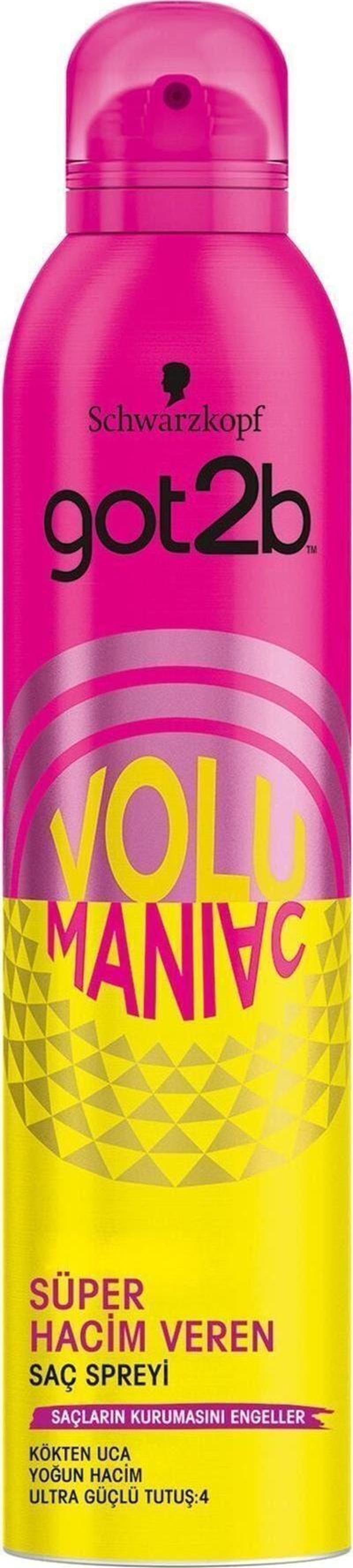 Schwarzkopf Sprey Volumaniac 300 Ml Saç Spreyi