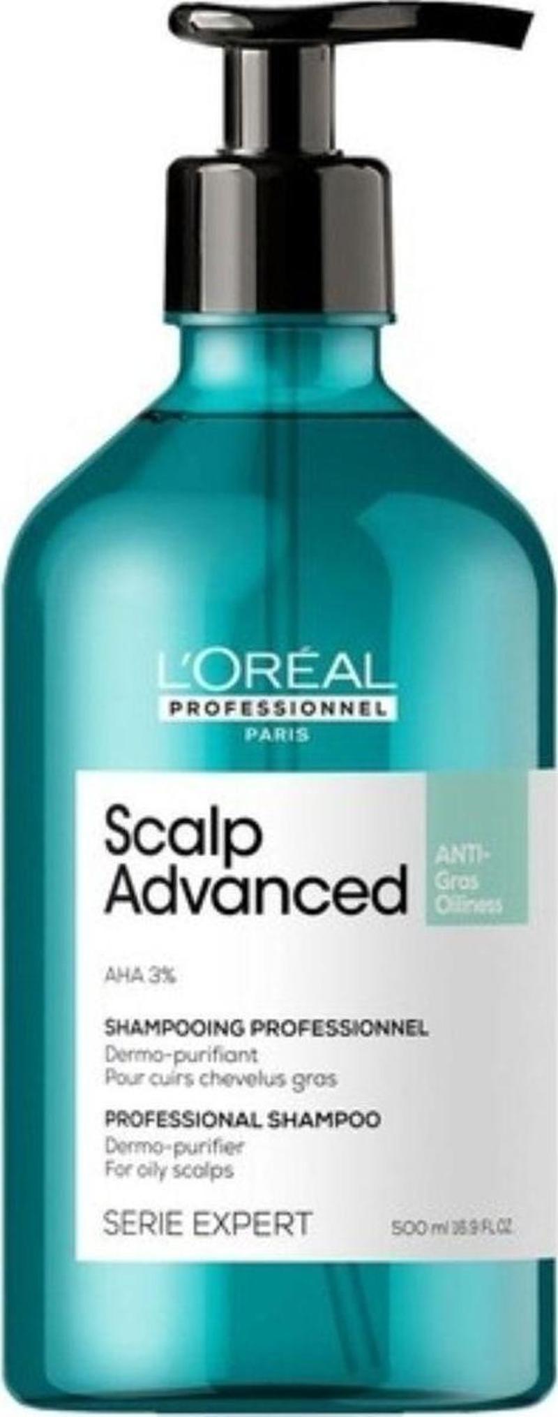 Scalp Advanced Anti-oiliness Dermo-purifier Shampoo 500 Ml