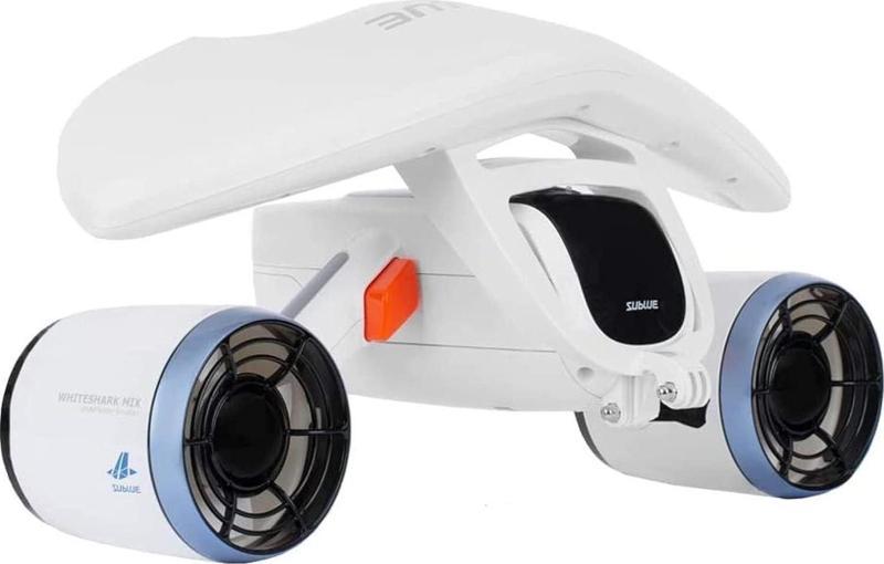 WhiteShark Mix Sualtı Scooter Çift Motorlu, Tüplü Dalış İçin - Beyaz