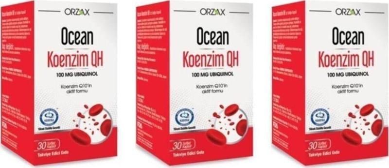 Koenzim Qh 100 Mg 30 Kapsül 3'lü Paket