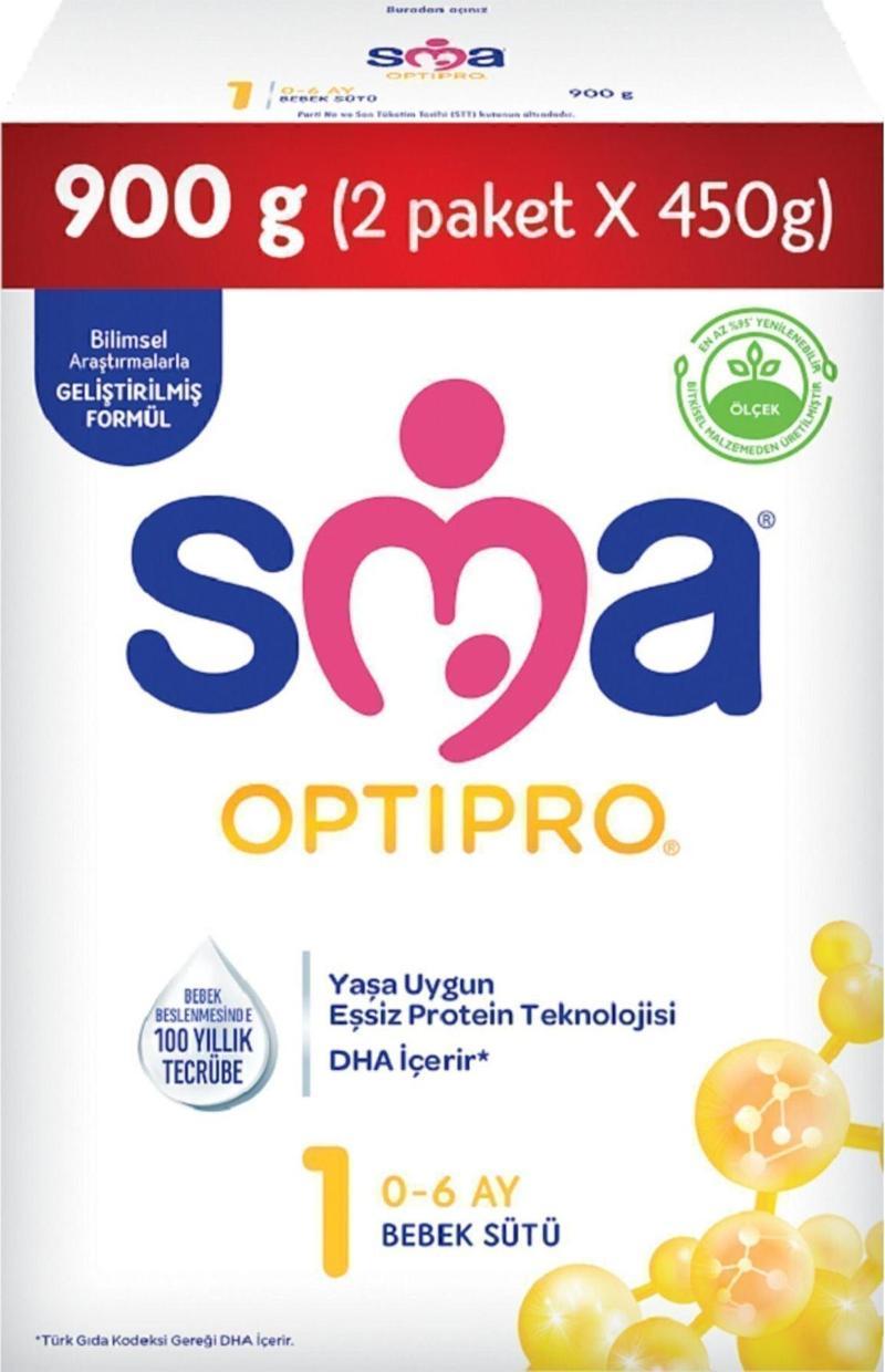 Optipro 1 Probiyotik Bebek Sütü 900 gr