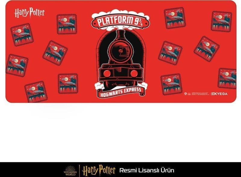 Harry Potter Hogwarts Express Platform 9 Kırmızı XXL Mousepad (90×40)