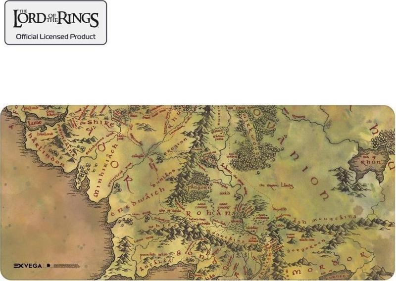 Lord Of The Rings Middle Earth Map XXL Mousepad (90×40)