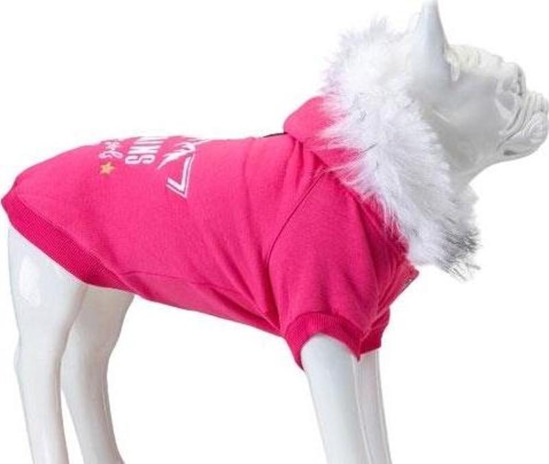 Mountains Pembe Sweatshirt Köpek Kıyafeti Beden 4