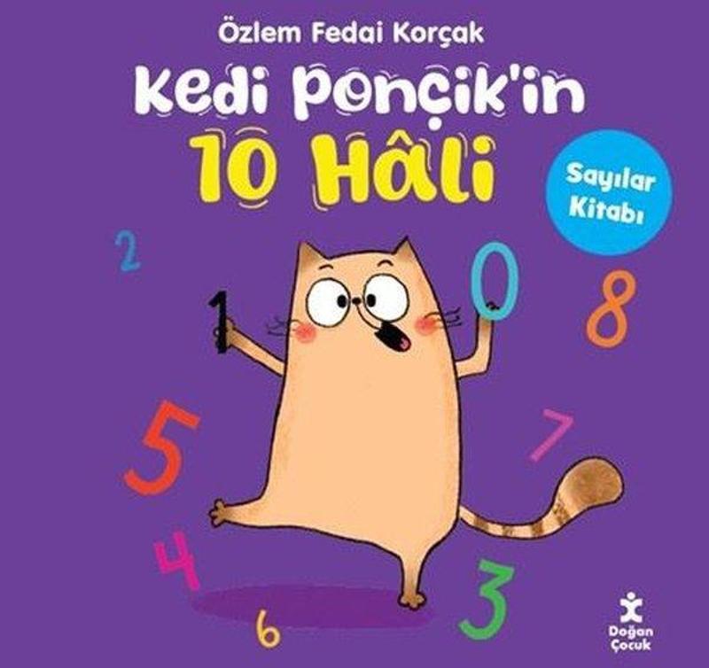 Kedi Ponçik'in 10 Hali -Sayılar Kitabı