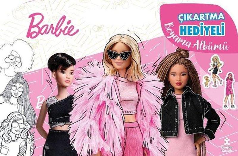 Barbie - Çıkartma Hediyeli Boyama Albümü