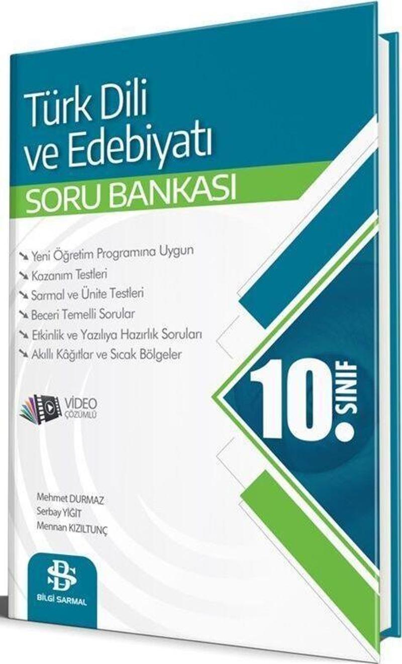 10. Sınıf Türk Dili ve Edebiyatı Soru Bankası Bilgi Sarmal Yayınları