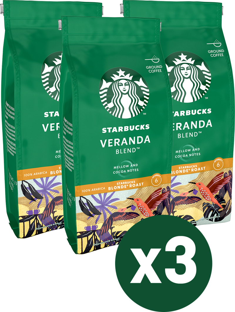 Veranda Blend Öğütülmüş Kahve 3x200g