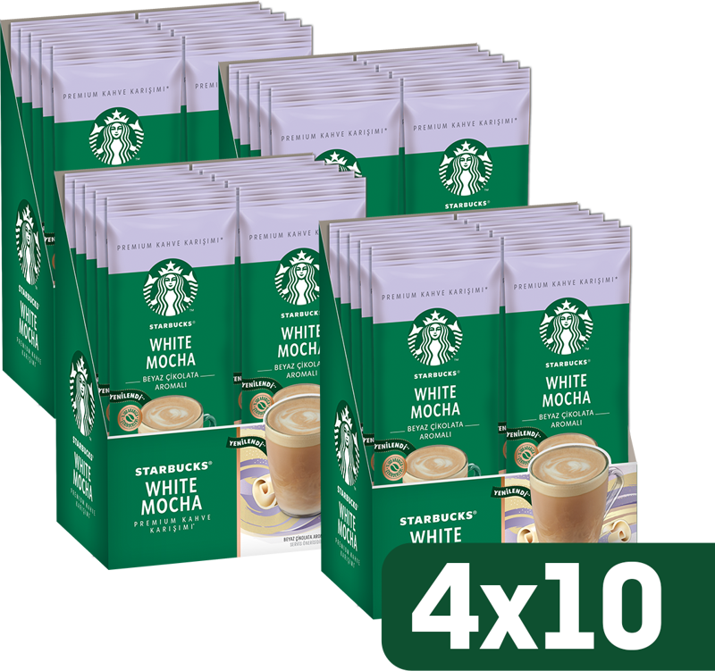 White Mocha Premium Kahve Karışımı 24 gr x 40 Paket