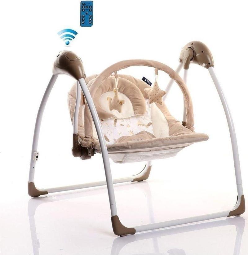 Baby&Plus Comfort Otomatik Salıncak Bej