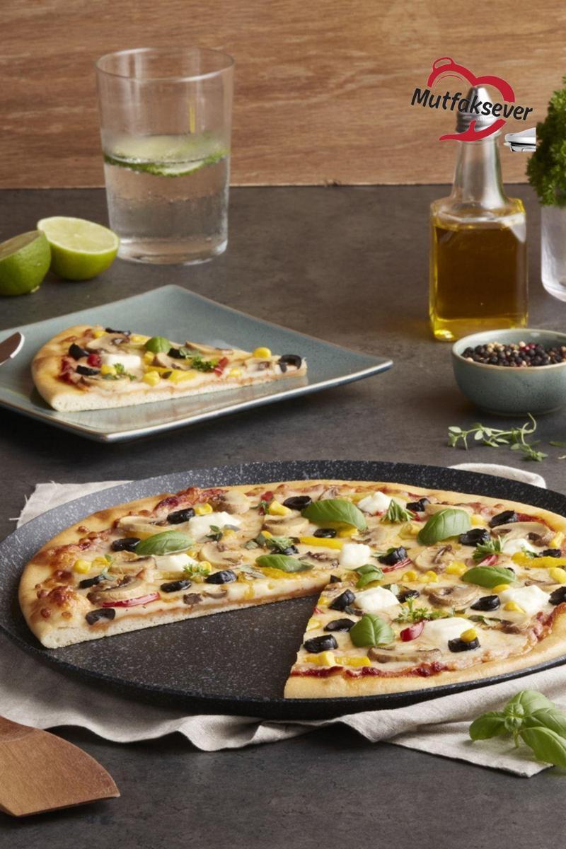 Mutfaksever Biogranit Grey Pizza Tavası