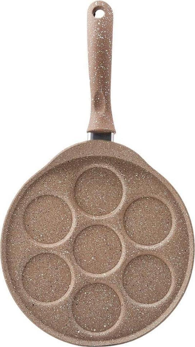 Mutfaksever Biogranit Pankek Tava 26 Cm Kahve