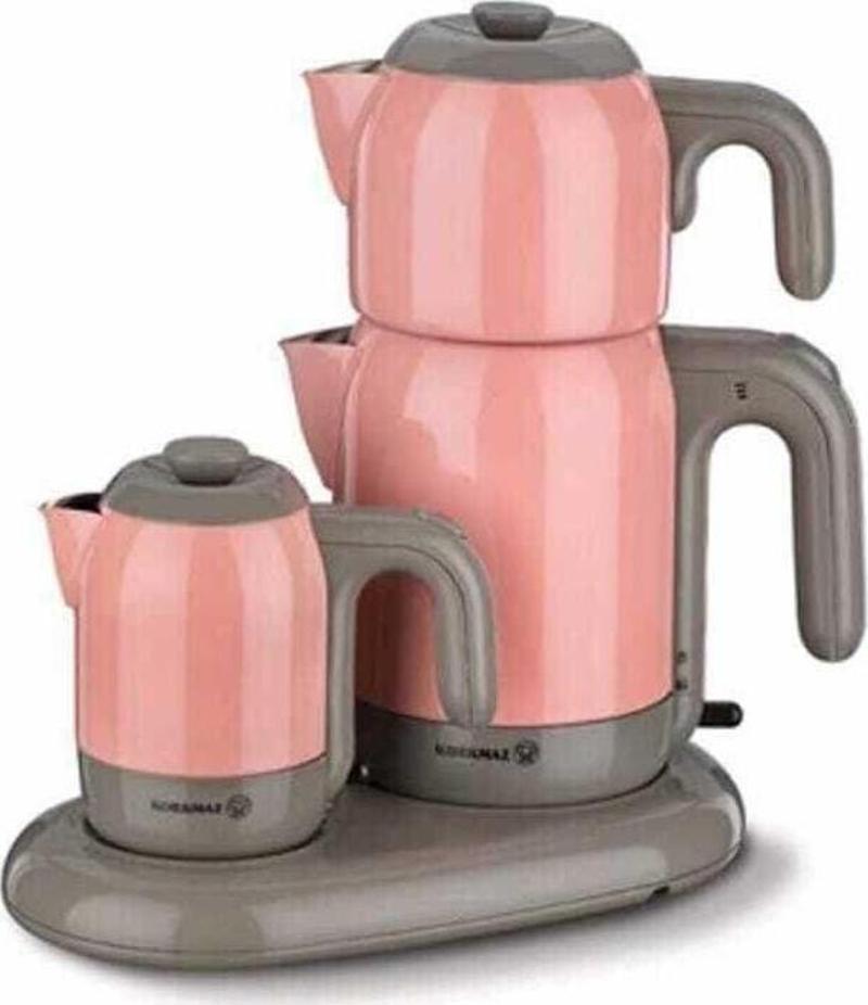 A353-02 Mia Pembe Çay Kahve Makinesi Pembe/Gri