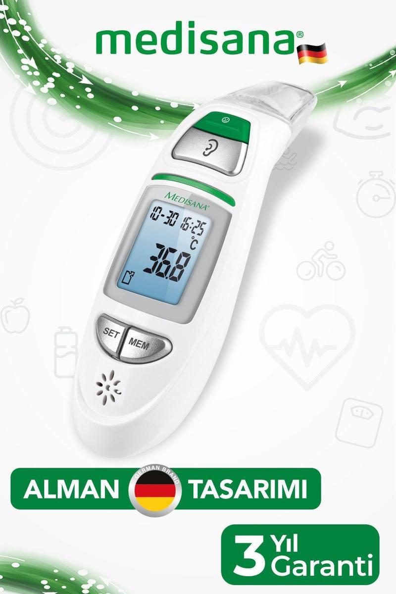 Alman Tasarım Alından Ve Kulaktan Temassız Ateş Ölçer 3 Yıl Garantili