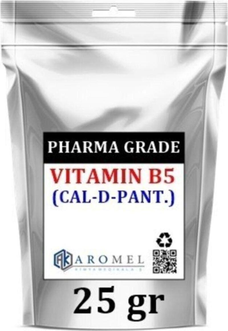 B5 Vitamini Pantotenik Asit 25 Gr
