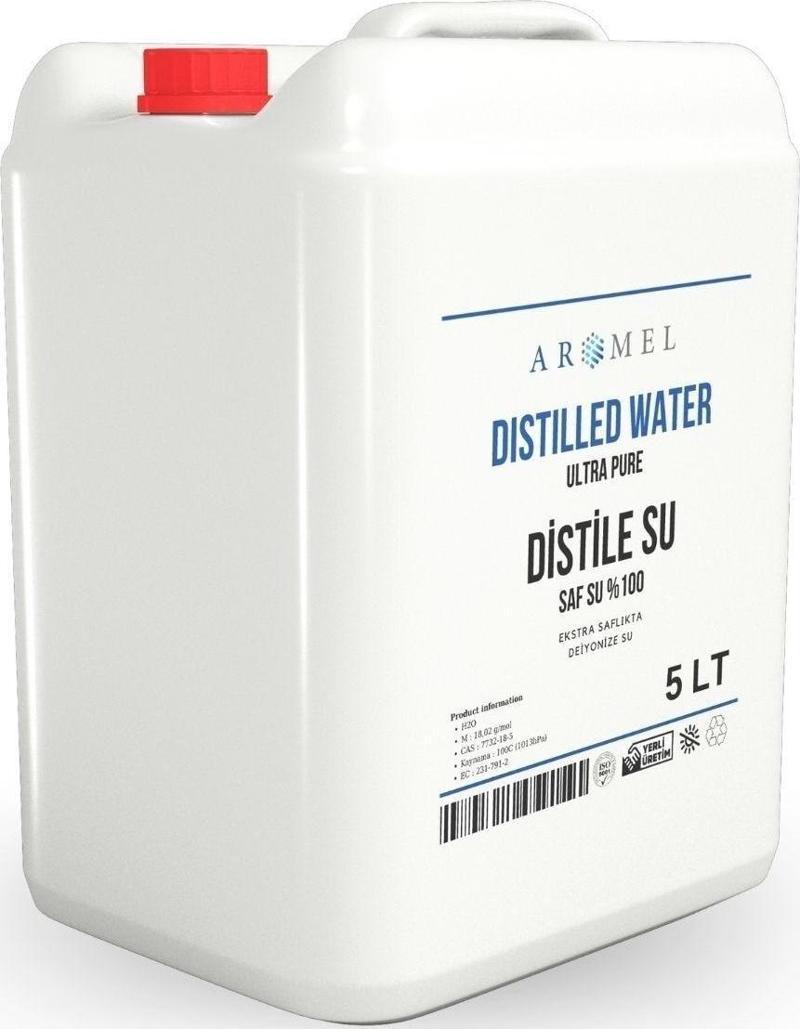 Saf Su 5 Lt | Distile Su | Ultra Pure | %100 Pure Ekstra Saflıkta | Gümüş Suyu Yapımında Kullanılır