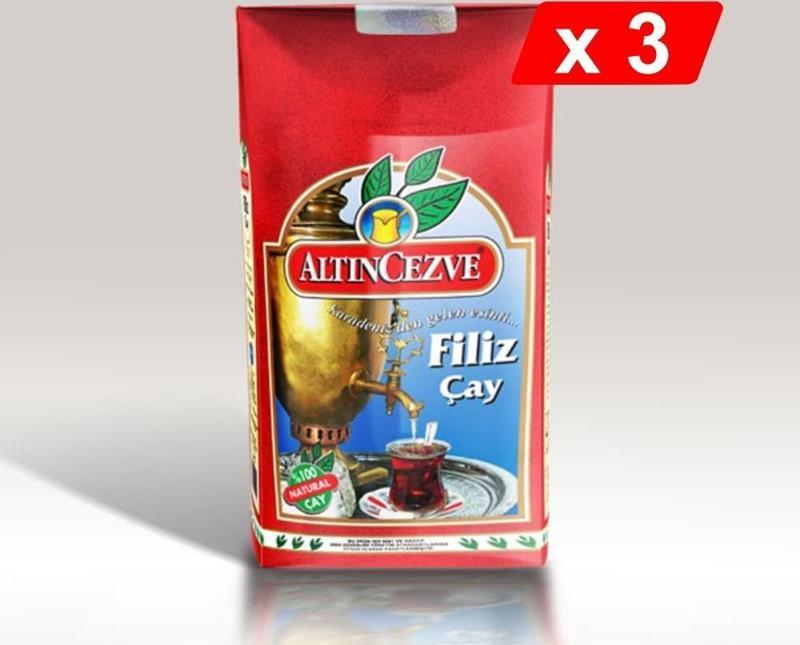 Filiz Siyah Dökme Çay 1 KG 3LÜ PAKET