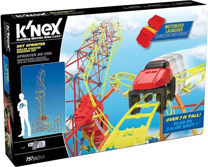 k’nex Sky Sprinter Roller Coaster Seti (Motorlu) Thrill Rides Kne