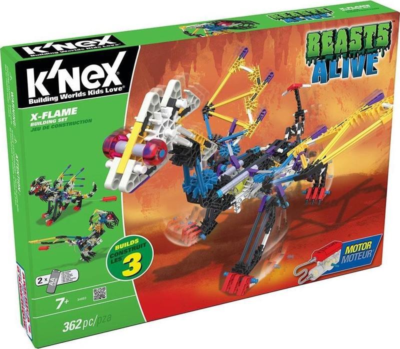 K’Nex X-Flame Yapım Seti (Motorlu) Beasts Alive Knex 34692