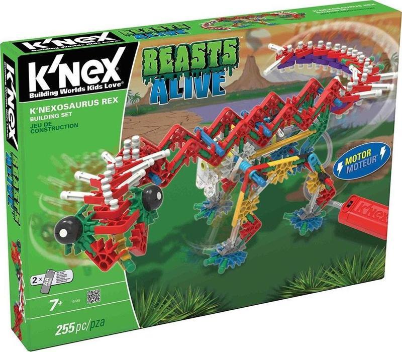 K’Nexosaurus Rex Yapım Seti (Motorlu) Beasts Alive Knex 15588