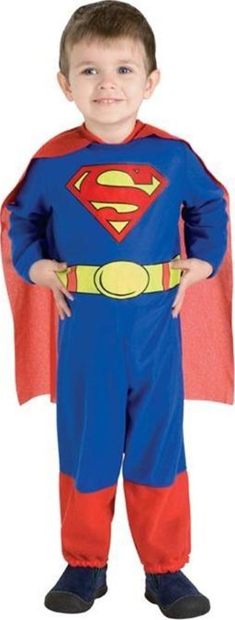 Superman Minik Klasik Kostüm 6-12 Ay