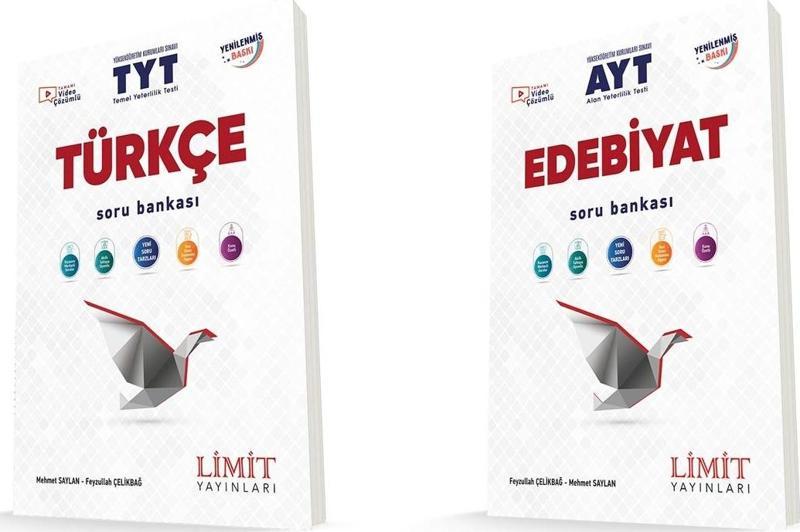 Limit Tyt Türkçe + Ayt Edebiyat Soru Bankası Seti 2 Kitap 2024